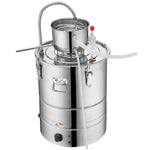 50L still with a trumper and water pump for distilling high-quality essential oils, vodka, brandy and other liquids.
