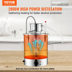 50L still with a trumper and water pump for distilling high-quality essential oils, vodka, brandy and other liquids.