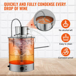 50L still with a trumper and water pump for distilling high-quality essential oils, vodka, brandy and other liquids.
