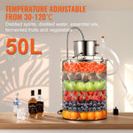 50L still with a trumper and water pump for distilling high-quality essential oils, vodka, brandy and other liquids.
