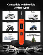 VEVOR automobiļu ķēžu testeris, 6–36 V līdzstrāvas jaudas ķēžu zondes testeris ar LED ekrānu un apgaismojumu, automobiļu jaudas testa zonde ar 4 m kabeli, ABS korpusa elektrisko ķēžu detektors un bojājumu meklētājs