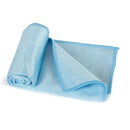 DetailingMania DM CLEAN-ME GLASS Blue mikrošķiedras lupatiņa stiklam, zila, 40 × 40 cm