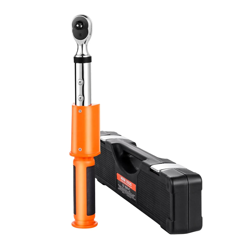 VEVOR Digitālais momentslēdzis 9,5 mm piedziņa, 0–135 Nm, 72 zobu sprūdrats