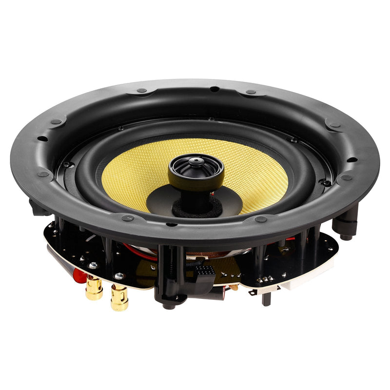 VEVOR 200 mm griestu skaļrunis, 200 W, iebūvējams griestos vai sienā, ar 8 Ω impedanci un 89 dB jutību, piemērots mājai — virtuvei, dzīvojamai istabai, guļamistabai vai pārsegtām āra terasēm, viengabala