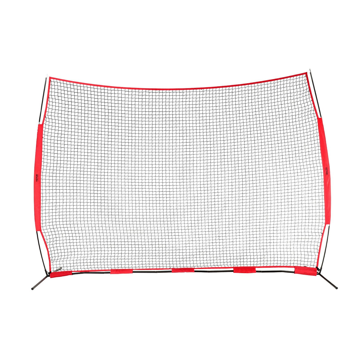 VEVOR aizsargtīkls ar barjeru, 366x274 cm – pārnēsājams treniņu tīkls ar somu, drošības ekrāns beisbolam, softbolam, lakrosam, futbolam un hokejam, piemērots lietošanai pagalmā un sporta treniņiem
