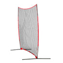 VEVOR aizsargtīkls ar barjeru, 366x274 cm – pārnēsājams treniņu tīkls ar somu, drošības ekrāns beisbolam, softbolam, lakrosam, futbolam un hokejam, piemērots lietošanai pagalmā un sporta treniņiem