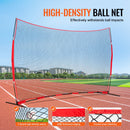 VEVOR Aizsargtīkls ar Barjeru 488x305 cm – Pārnēsājams Sporta Tīkls ar Pārnēsājamo Somu, Aizsargekrāns Beisbolam, Softbolam, Lakrosam, Futbolam un Hokejam, Piemērots Pagalmam un Treniņiem