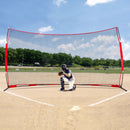 VEVOR Aizsargtīkls ar Barjeru 488x305 cm – Pārnēsājams Sporta Tīkls ar Pārnēsājamo Somu, Aizsargekrāns Beisbolam, Softbolam, Lakrosam, Futbolam un Hokejam, Piemērots Pagalmam un Treniņiem