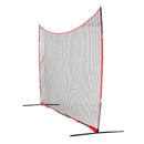 VEVOR Aizsargtīkls ar Barjeru 610x305 cm – Pārnēsājams Sporta Tīkls ar Pārnēsājamo Somu, Aizsargtīkls Beisbolam, Softbolam, Lakrosam, Futbolam un Hokejam, Piemērots Pagalmam un Treniņiem