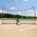 VEVOR Aizsargtīkls ar Barjeru 610x305 cm – Pārnēsājams Sporta Tīkls ar Pārnēsājamo Somu, Aizsargtīkls Beisbolam, Softbolam, Lakrosam, Futbolam un Hokejam, Piemērots Pagalmam un Treniņiem
