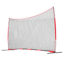 VEVOR Aizsargtīkls ar Barjeru 610x305 cm – Pārnēsājams Sporta Tīkls ar Pārnēsājamo Somu, Aizsargtīkls Beisbolam, Softbolam, Lakrosam, Futbolam un Hokejam, Piemērots Pagalmam un Treniņiem