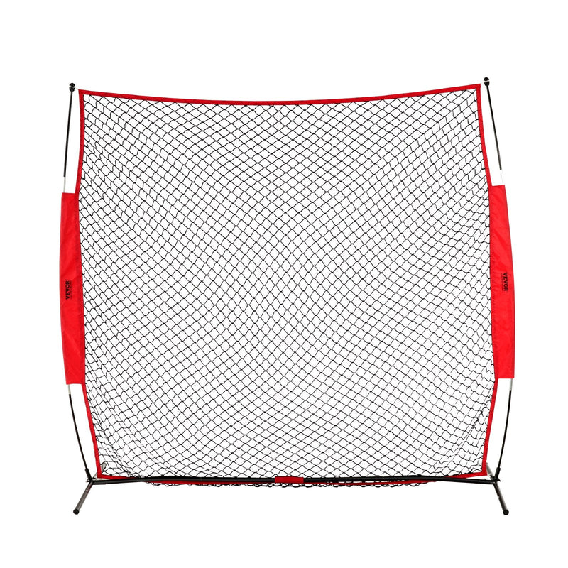 VEVOR 2,13 x 2,13 m Pārnēsājams Aizsargtīkls Sportam ar Pārnēsājamo Somu, Piemērots Beisbolam, Softbolam, Lakrosam, Futbolam un Hokejam