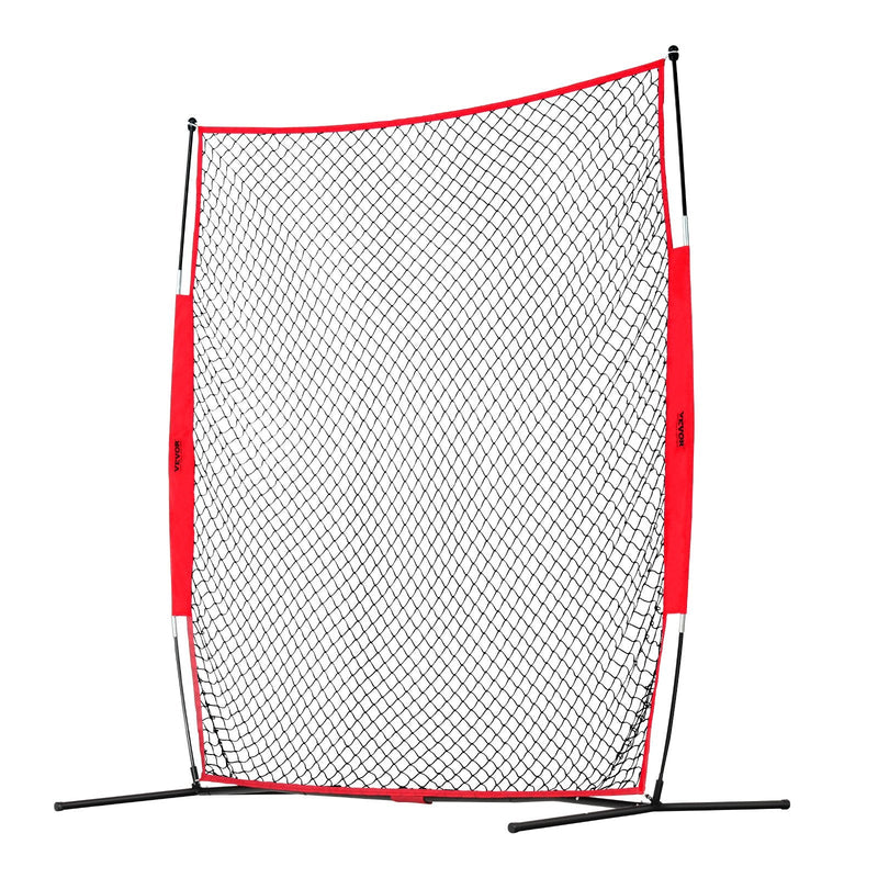 VEVOR 2,13 x 2,13 m Pārnēsājams Aizsargtīkls Sportam ar Pārnēsājamo Somu, Piemērots Beisbolam, Softbolam, Lakrosam, Futbolam un Hokejam