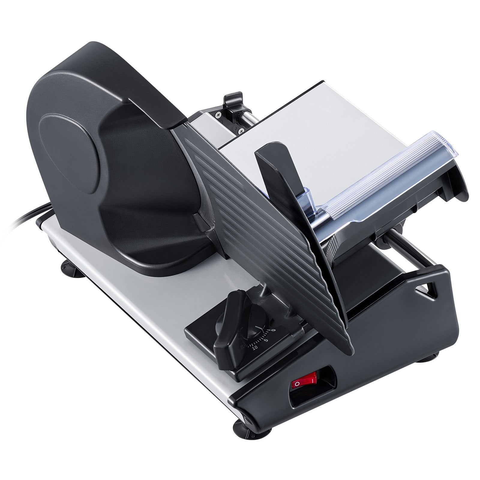 VEVOR 180W Elektriskais Gaļas Sagriezējs, 19 cm, Gaļas, Maizes un Siera griešanai