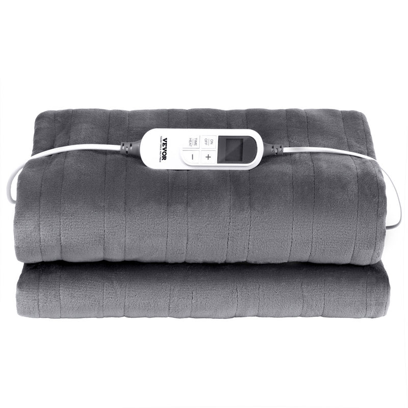 VEVOR elektriskā sega 130 × 160 cm, mīksts flaneļa pleds ar sildīšanas funkciju, ideāli piemērota dāvanai vecmāmiņai