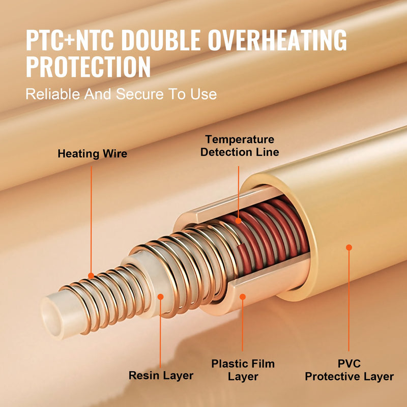 VEVOR elektriskā sega 130 × 180 cm, mīksts flaneļa pleds ar sildīšanas funkciju, piemērota kā dāvana vecmāmiņai