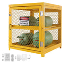 Horizontāls propāna balonu uzglabāšanas skapis, ietilpība 4×15 kg