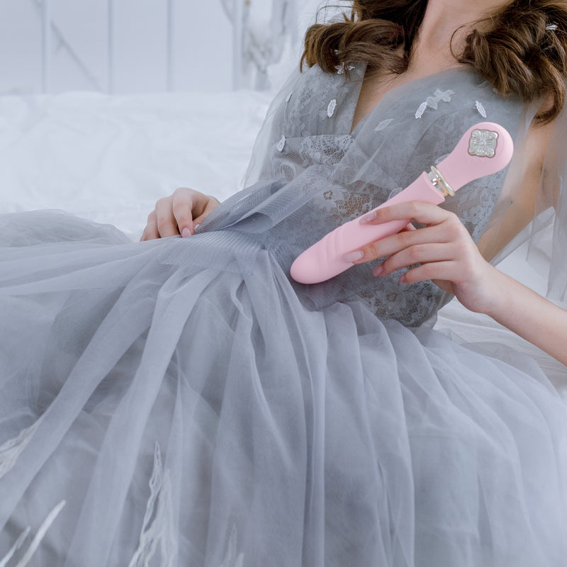 DESIRE vibrējoša ierīce ar priekš-uzsildīšanas funkciju līdz 42°,rozā krāsa,skatīt aprakstu,diskrēta piegāde melnā iepakojumā