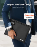 VEVOR ugunsdroša dokumentu soma ar 1000 °C karstumizturību, uguns- un ūdensnecaurlaidīgu pārklājumu, slēdzeni un pārnēsājamu dizainu, piemērota dokumentu, pasu un svarīgu failu drošai uzglabāšanai mājās, birojā vai ceļojumā