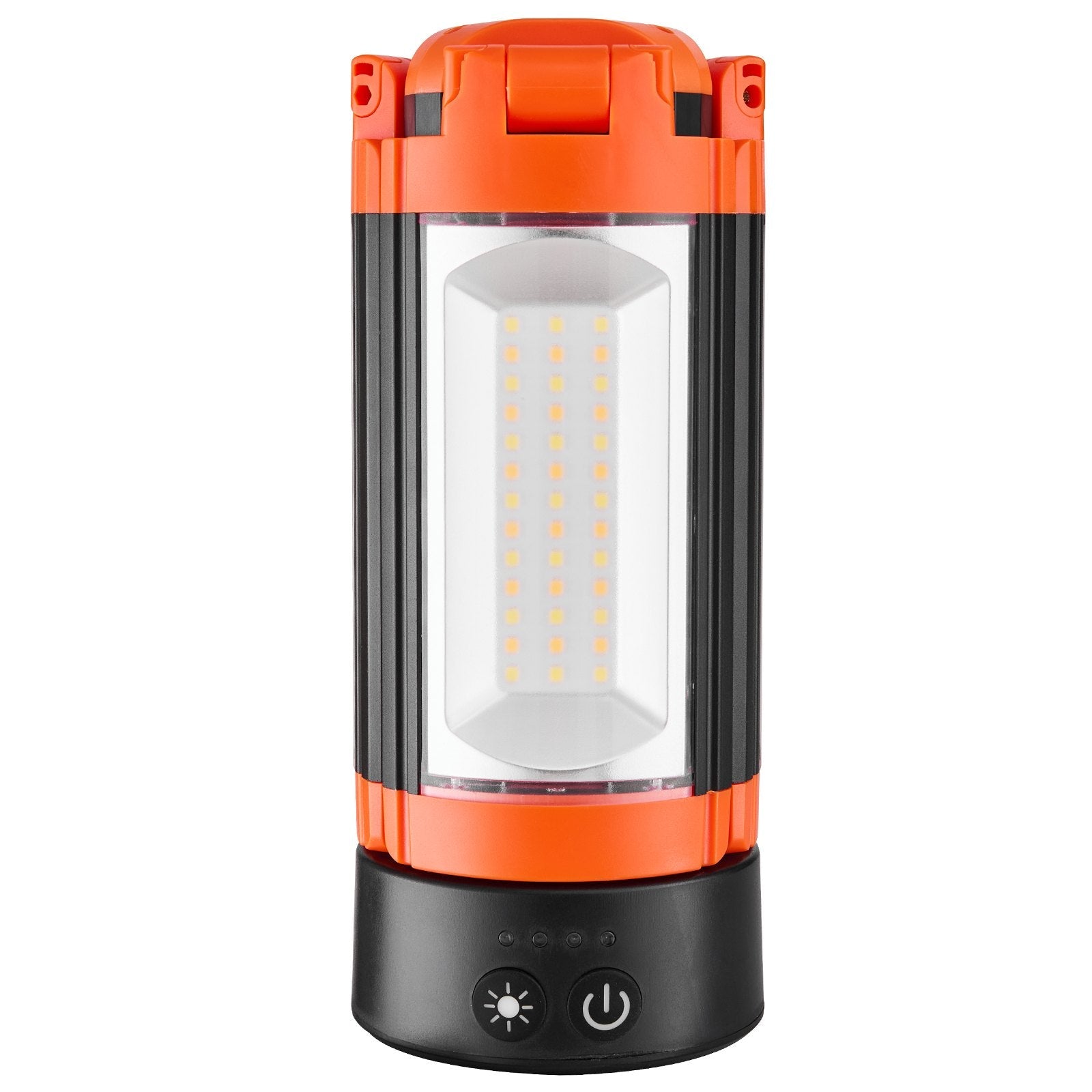 VEVOR LED darba lampa ar statīvu, 8 Ah uzlādējama bezvadu kempinga lampa ar 3 lampu galvām, noņemams statīvs, 2200 lm, 3000–6500 K, regulējams spilgtums, pārnēsājams apgaismojums būvlaukumiem