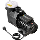 VEVOR baseina sūknis 1300 W, līdz 28 800 l/h, 220–240 V, 2850 apgr./min, 17 m pacēlums, ar 24 h taimeri un filtra grozu, virszemes un iegremdētiem baseiniem, spa