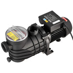 VEVOR Virszemes Baseina Sūknis 180 W, Maks. Plūsma 10 800 L/h, Viena Ātruma Peldbaseina Sūknis, AC 220–240 V, 2850 apgr./min., Maks. Pacelšanas Augstums 8 m, ar Filtra Grozu un Vāku, Virszemes Baseiniem, Karstajām Vannām un SPA