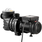 VEVOR Virszemes Baseina Sūknis 180 W, Maks. Plūsma 10 800 L/h, Viena Ātruma Peldbaseina Sūknis, AC 220–240 V, 2850 apgr./min., Maks. Pacelšanas Augstums 8 m, ar Filtra Grozu un Vāku, Virszemes Baseiniem, Karstajām Vannām un SPA