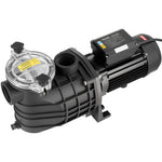 VEVOR Baseina Sūknis 3000 W, Maks. Plūsma 35 000 L/h, Viena Ātruma Peldbaseina Sūknis, AC 220–240 V, 2860 apgr./min., Maks. Pacelšanas Augstums 19 m, ar 24 stundu Taimeri un Filtra Grozu, Virszemes un Iebūvētajiem Baseiniem, Karstajām Vannām un SPA