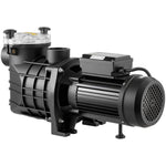 VEVOR Baseina Sūknis 3000 W, Maks. Plūsma 35 000 L/h, Viena Ātruma Peldbaseina Sūknis, AC 220–240 V, 2860 apgr./min., Maks. Pacelšanas Augstums 19 m, ar 24 stundu Taimeri un Filtra Grozu, Virszemes un Iebūvētajiem Baseiniem, Karstajām Vannām un SPA