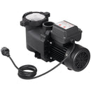 VEVOR baseina sūknis 550 W, līdz 14 000 l/h, 220–240 V, 3450 apgr./min, 12 m pacēlums, ar 24 h taimeri un filtra grozu, virszemes un iegremdētiem baseiniem, spa