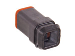 Deutsch spraudnis  6-pin DT P012, "BOOT" melns