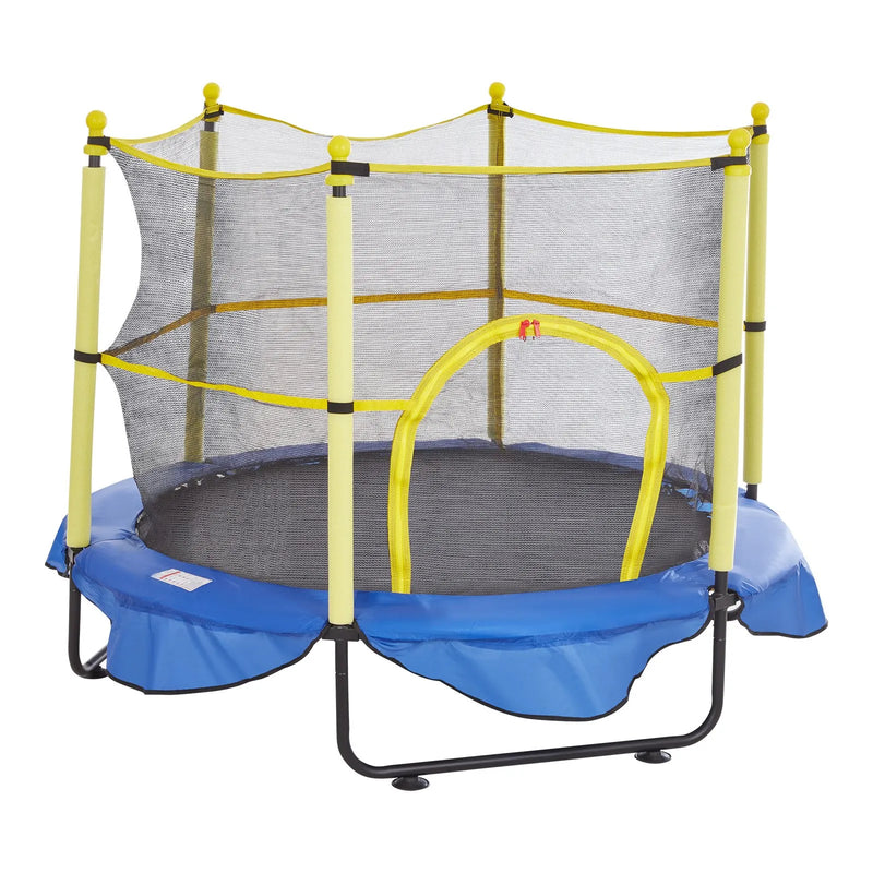 152 cm bērnu batuts ar drošības tīklu, basketbola grozu un jūras bumbiņām, mini batuts mazuļiem iekštelpām un ārtelpām, dzimšanas dienas dāvana bērniem no 3 gadiem         Jautāt ChatGPT