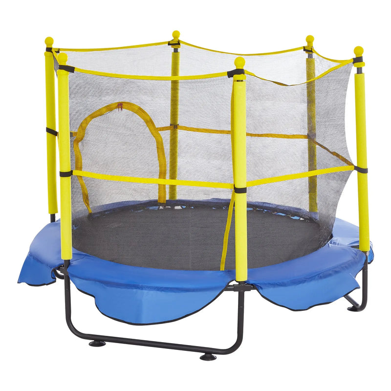 152 cm bērnu batuts ar drošības tīklu, basketbola grozu un jūras bumbiņām, mini batuts mazuļiem iekštelpām un ārtelpām, dzimšanas dienas dāvana bērniem no 3 gadiem         Jautāt ChatGPT