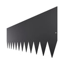 VEVOR tērauda dārza apmale, 4 gab., 1016 × 305 mm rūsas izturīga metāla ainavas apmale, lokāma smagās klases zāliena apmale, viegli uzstādāma puķu dobju, pagalma un celiņu norobežošanai, melna