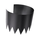 VEVOR tērauda dārza apmale, 4 gab., 1016 × 305 mm rūsas izturīga metāla ainavas apmale, lokāma smagās klases zāliena apmale, viegli uzstādāma puķu dobju, pagalma un celiņu norobežošanai, melna