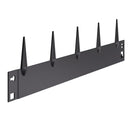 VEVOR tērauda dārza apmale, 5 gab., 990 × 76 mm rūsas izturīga metāla ainavas apmale, lokāma smagās klases zāliena apmale, viegli uzstādāma puķu dobju, pagalma un celiņu norobežošanai, melna