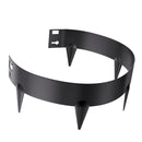 VEVOR tērauda dārza apmale, 5 gab., 990 × 76 mm rūsas izturīga metāla ainavas apmale, lokāma smagās klases zāliena apmale, viegli uzstādāma puķu dobju, pagalma un celiņu norobežošanai, melna