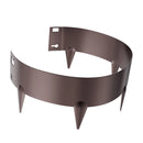 VEVOR Tērauda dārza apmale 5 gab., 990 x 100 mm, rūsas izturīga metāla zāliena un dobju apmale, lokāma smaga tipa apmales lenta dārzam, puķu dobēm un celiņu norobežošanai, brūna