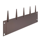 VEVOR tērauda dārza apmale, 5 gab., 990 × 127 mm rūsas izturīga metāla ainavas apmale, lokāma smagās klases zāliena apmale, viegli uzstādāma puķu dobju, pagalma un celiņu norobežošanai, brūna