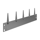 VEVOR tērauda dārza apmale, 5 gab., 990 × 76 mm pret koroziju izturīga metāla dārza apmale, lokāma zāliena un puķu dobju mala, izturīga ainavu apmale celiņiem un pagalmam, tumši pelēka