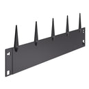 VEVOR tērauda dārza apmale, 5 gab., 990 × 102 mm rūsas izturīga metāla ainavas apmale, lokāma smagās klases zāliena apmale, viegli uzstādāma puķu dobju, pagalma un celiņu norobežošanai, melna