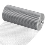 Metāla siets 12,7 mm, 610 mm × 30,5 m, 1,0 mm stieple, karsti cinkots, žogiem, trušu būriem, dārzam un mazo grauzēju aizsardzībai