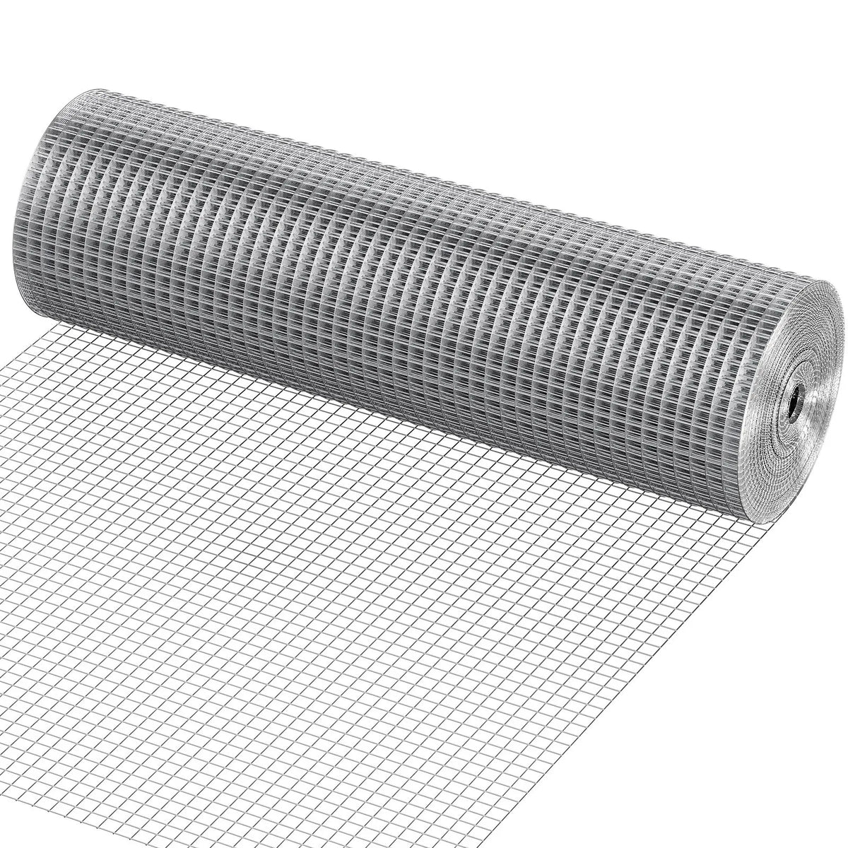 Metāla siets 12,7 mm, 610 mm × 15,24 m, 1,0 mm stieple, karsti cinkots, vistas žogiem, trušu būriem, dārzam un mazo grauzēju aizsardzībai