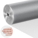 Cinkota metāla sieta rullis 0,64 cm × 91 cm × 30,5 m, 23 Gauge, karsti cinkots stieples tīkls trušu būriem, dārza un mazo grauzēju aizsardzībai