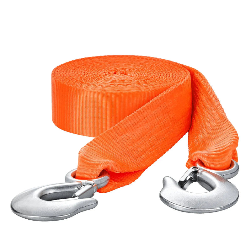 VEVOR Vilkšanas troses siksna 7 711 kg 6,1 m ar 2 āķiem