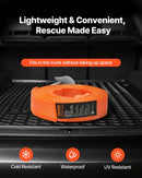 VEVOR Vilkšanas troses siksna 7 711 kg 6,1 m ar 2 āķiem