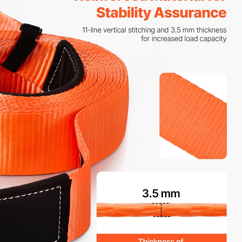 Autode pukseerimisköis/valjastus 16,3 t 9,1 m 76,2 mm raskete hädaolukordade lahendamiseks