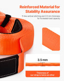 Autode pukseerimisköis/valjastus 16,3 t 9,1 m 76,2 mm raskete hädaolukordade lahendamiseks