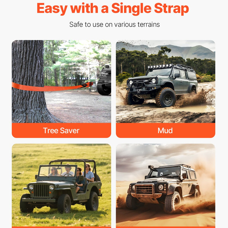 Autode pukseerimisköis/valjastus 16,3 t 9,1 m 76,2 mm raskete hädaolukordade lahendamiseks