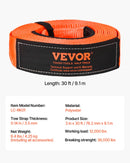 Autode pukseerimisköis/valjastus 16,3 t 9,1 m 76,2 mm raskete hädaolukordade lahendamiseks